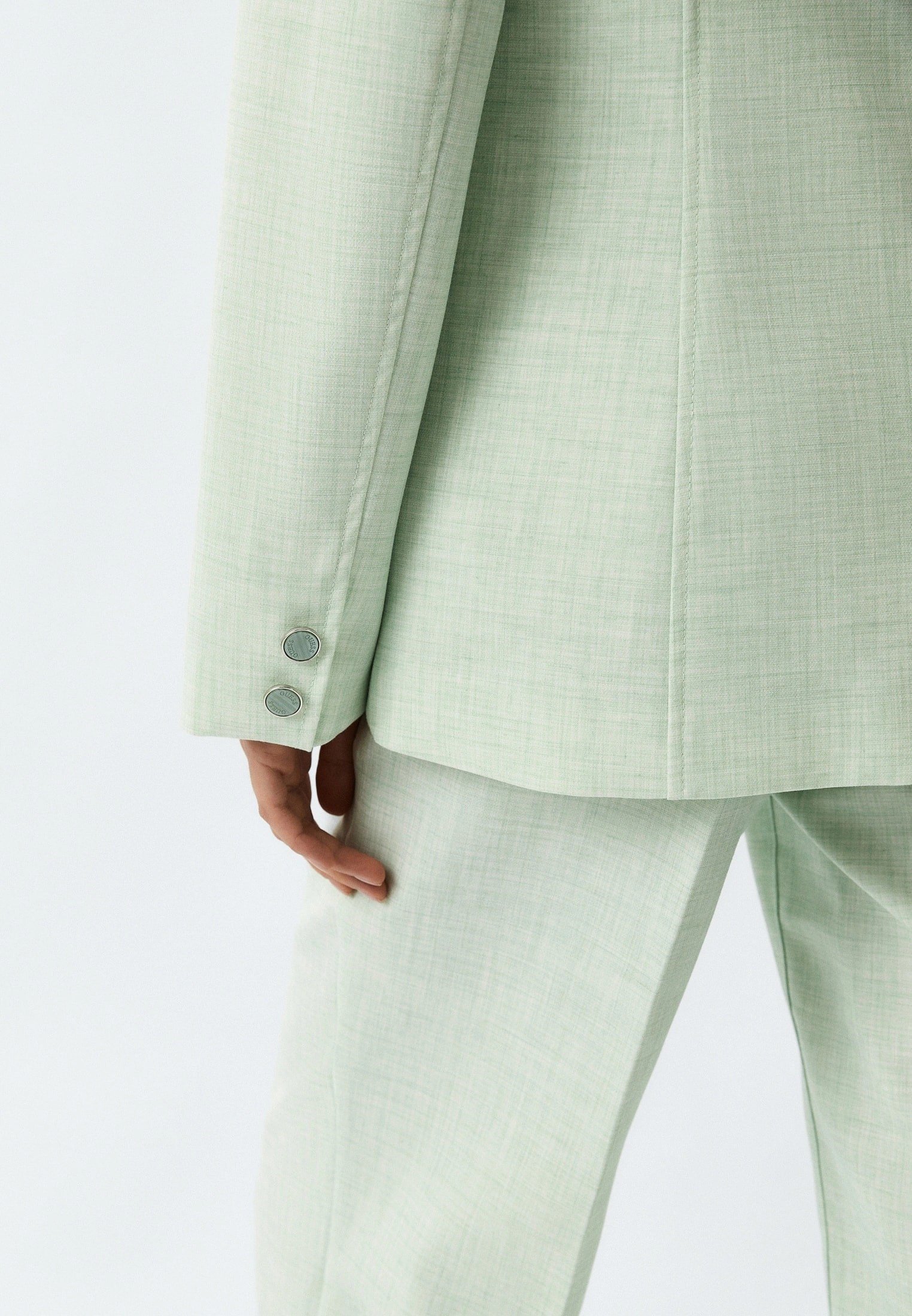 GUESS Tek sıra düğmeli blazer ceket