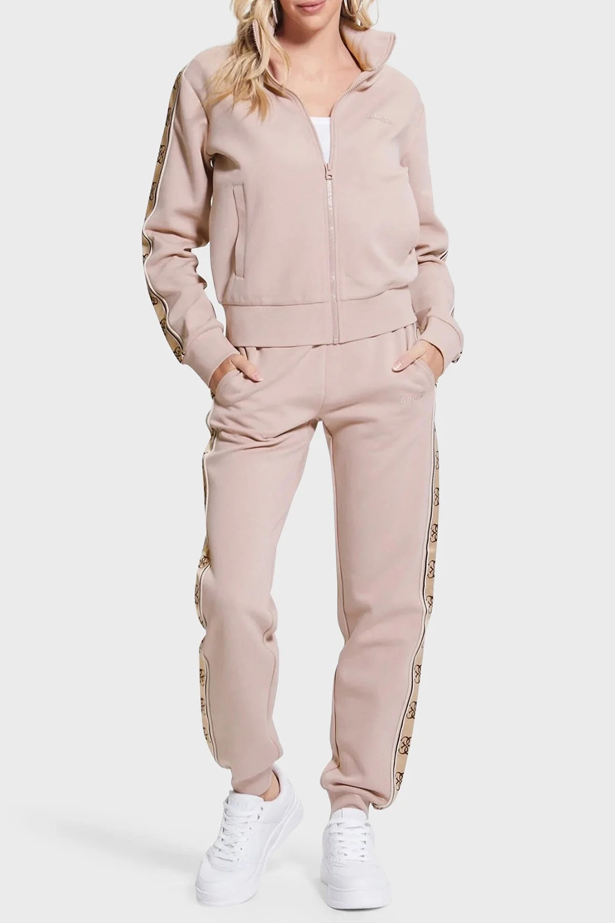 GUESS Yanı logolu jogger pantolon