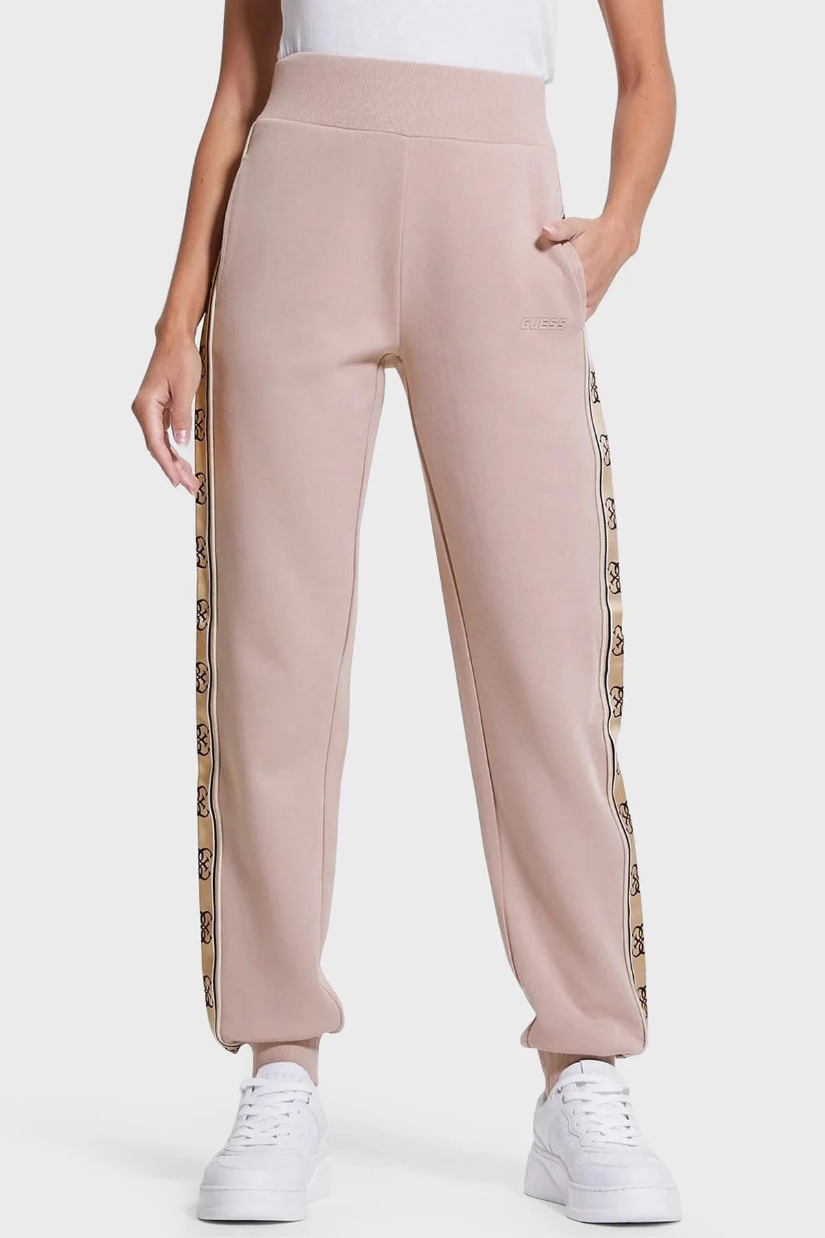 GUESS Yanı logolu jogger pantolon