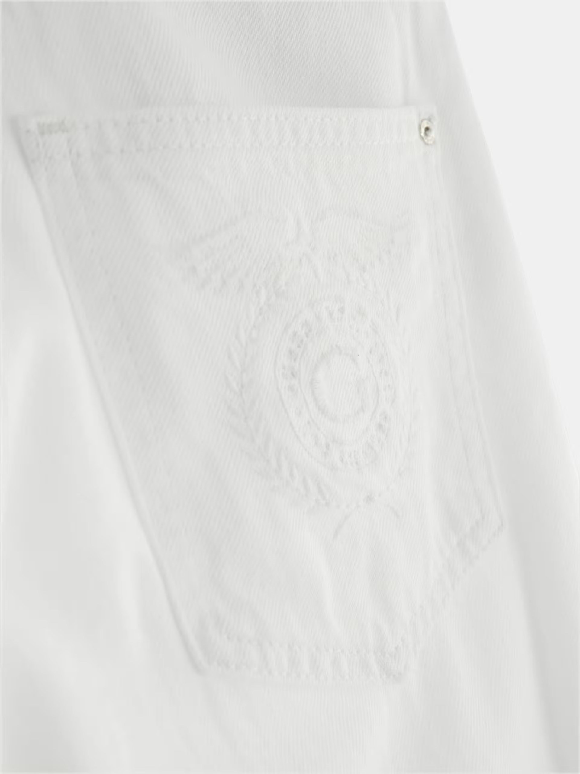GUESS yüksek belli paz geniş paça denim pantolon
