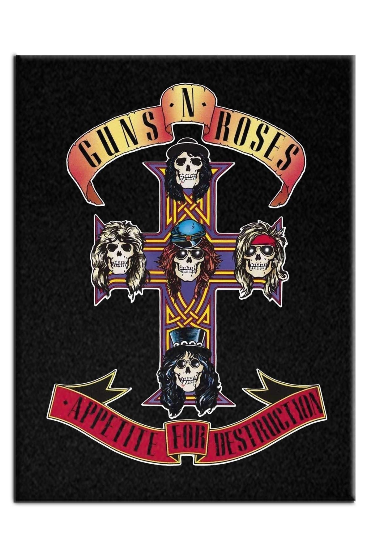 Guns N Roses Appetite For Destruction Albüm Arma Sırt Peç Back Patch Yama