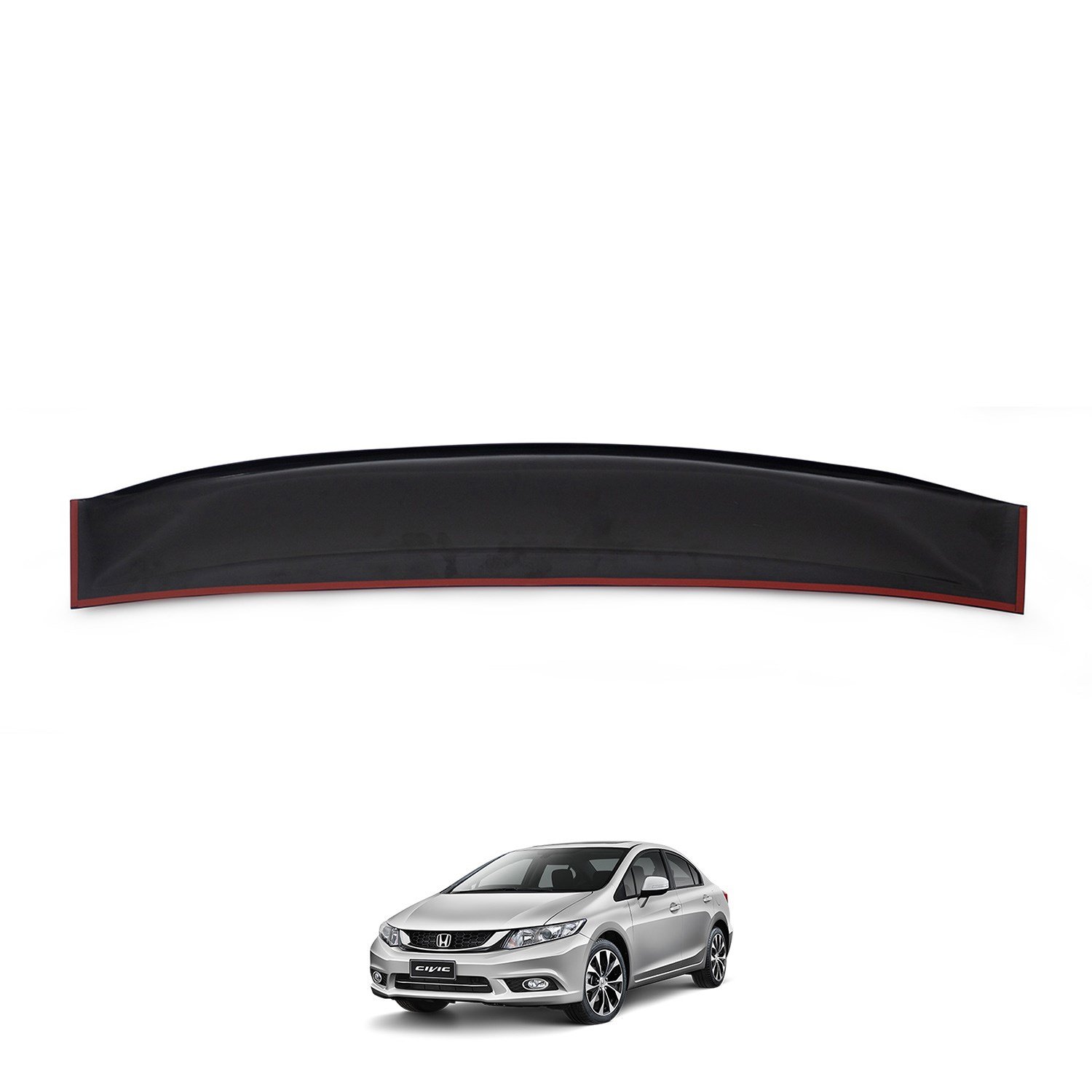 Honda Civic Arka Cam Üstü Spoiler 2012-2016 Yılı ve Arasına Uyumludur