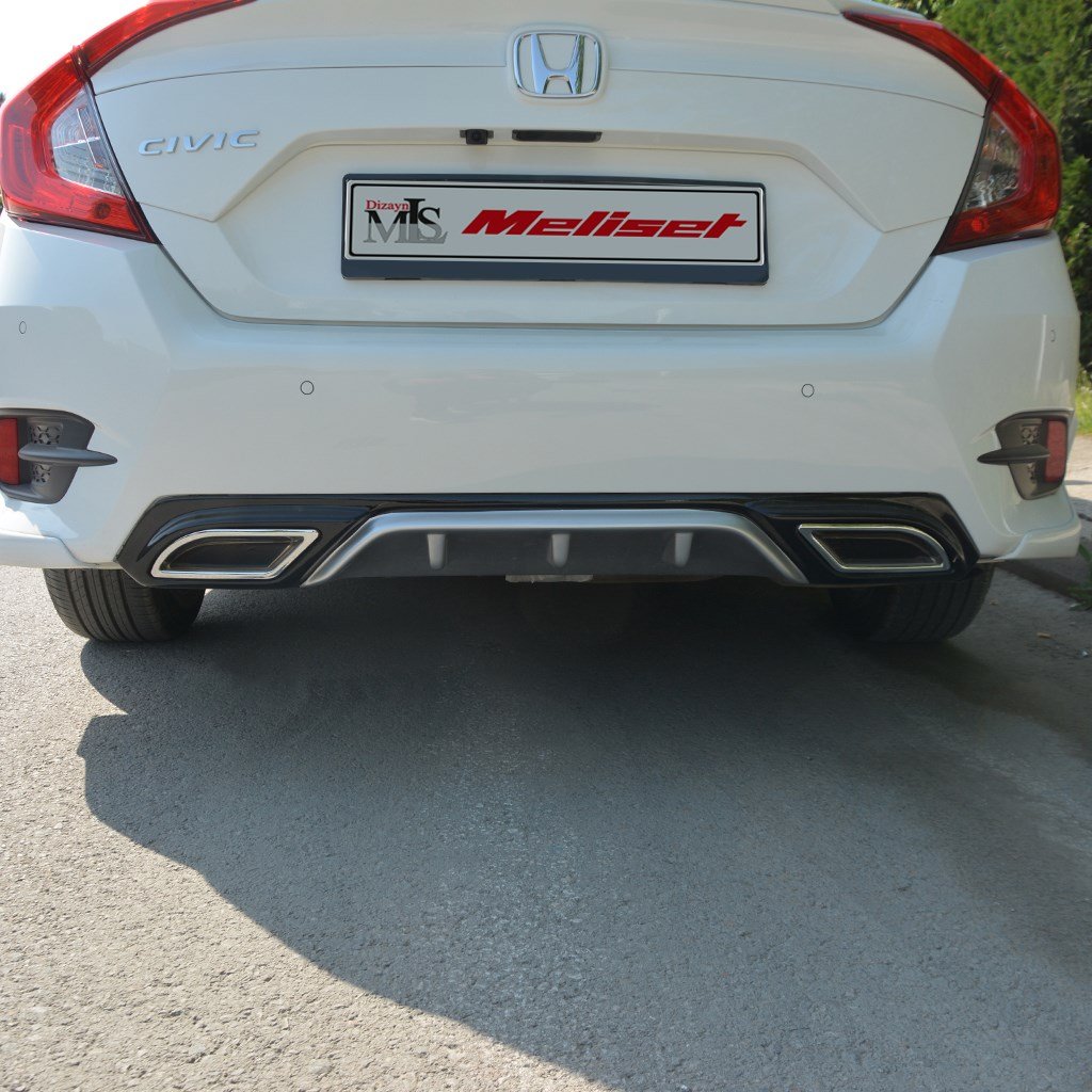 Honda Civic FC5 Arka Difizör 2016-2021 Yılı ve Arasına Uyumludur