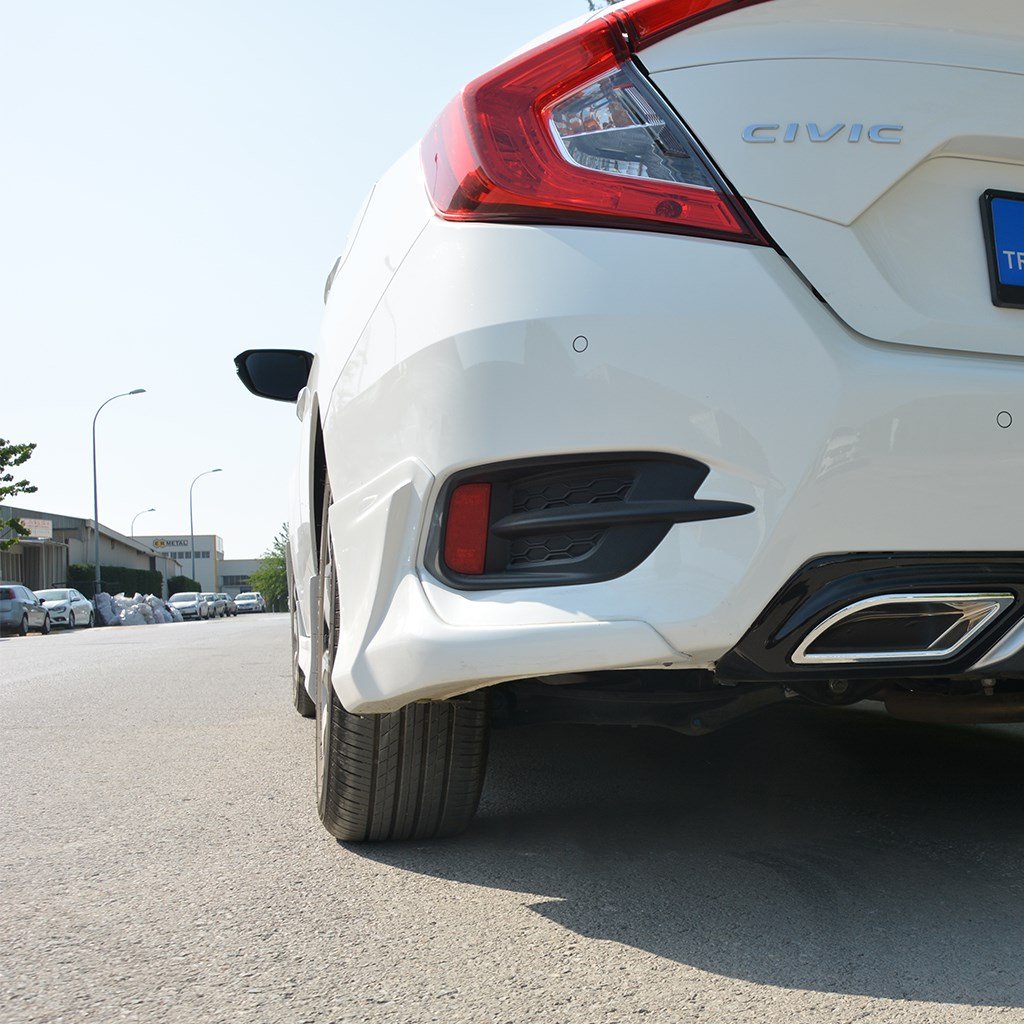 Honda Civic FC5 Arka Tampon Kaşı 2 Parça 2016-2021 Yılı ve Arasına Uyumludur