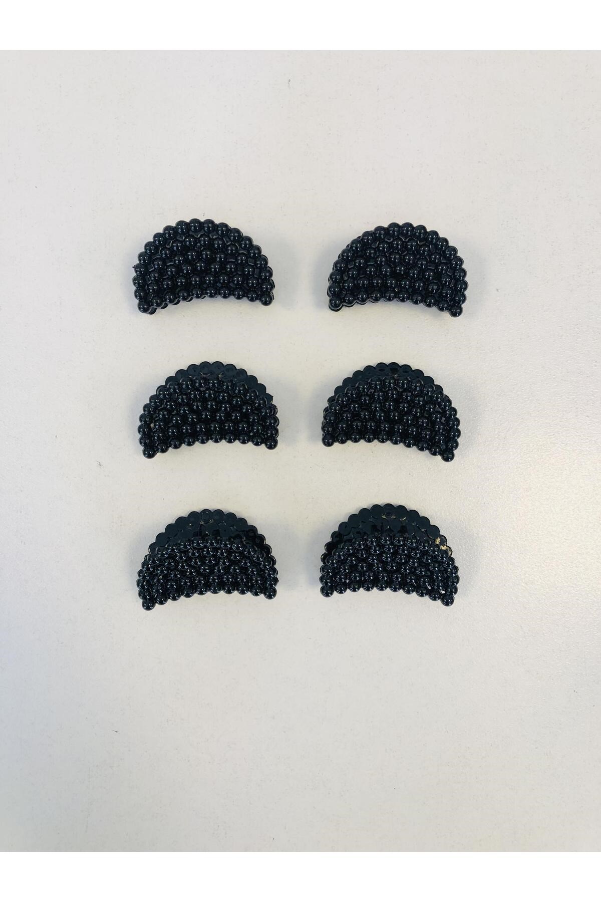 İnci Model 6 Adet Küçük Boy 5 Cm Mandal Toka Seti