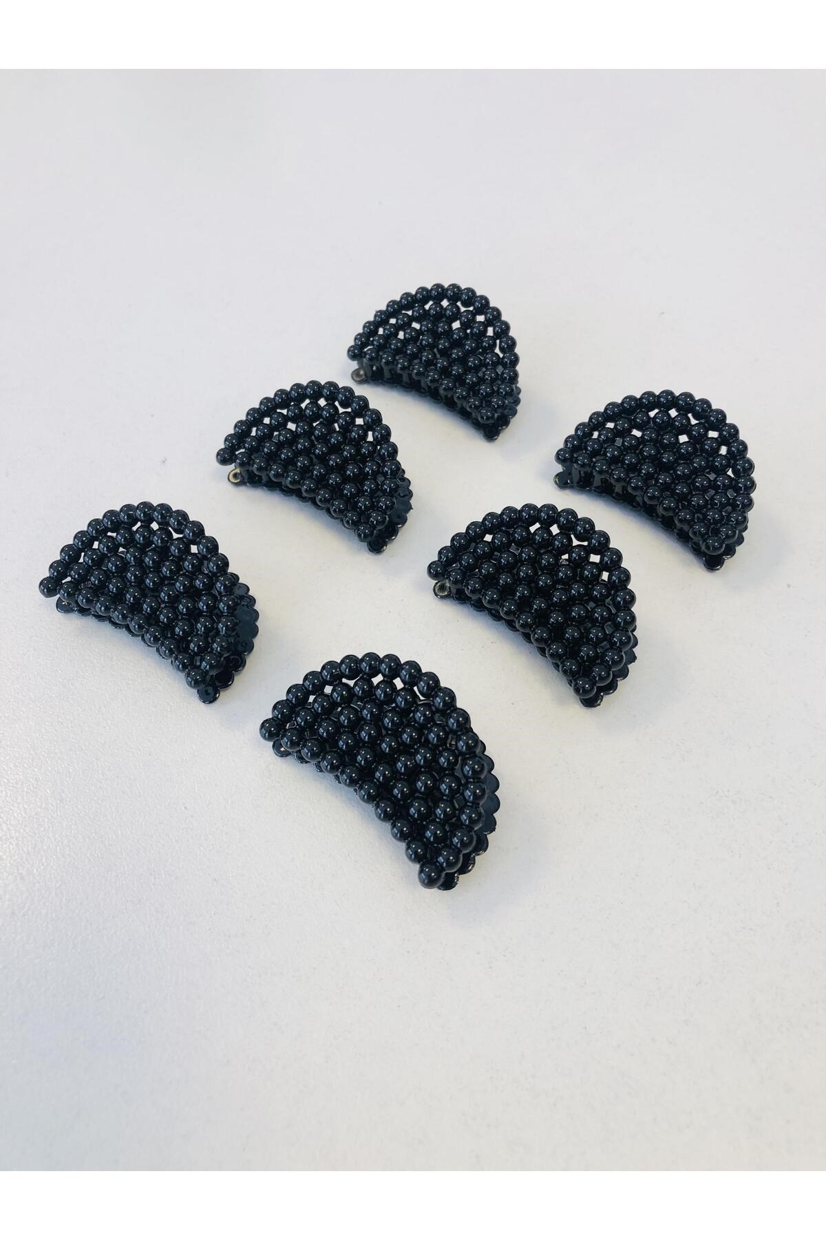 İnci Model 6 Adet Küçük Boy 5 Cm Mandal Toka Seti