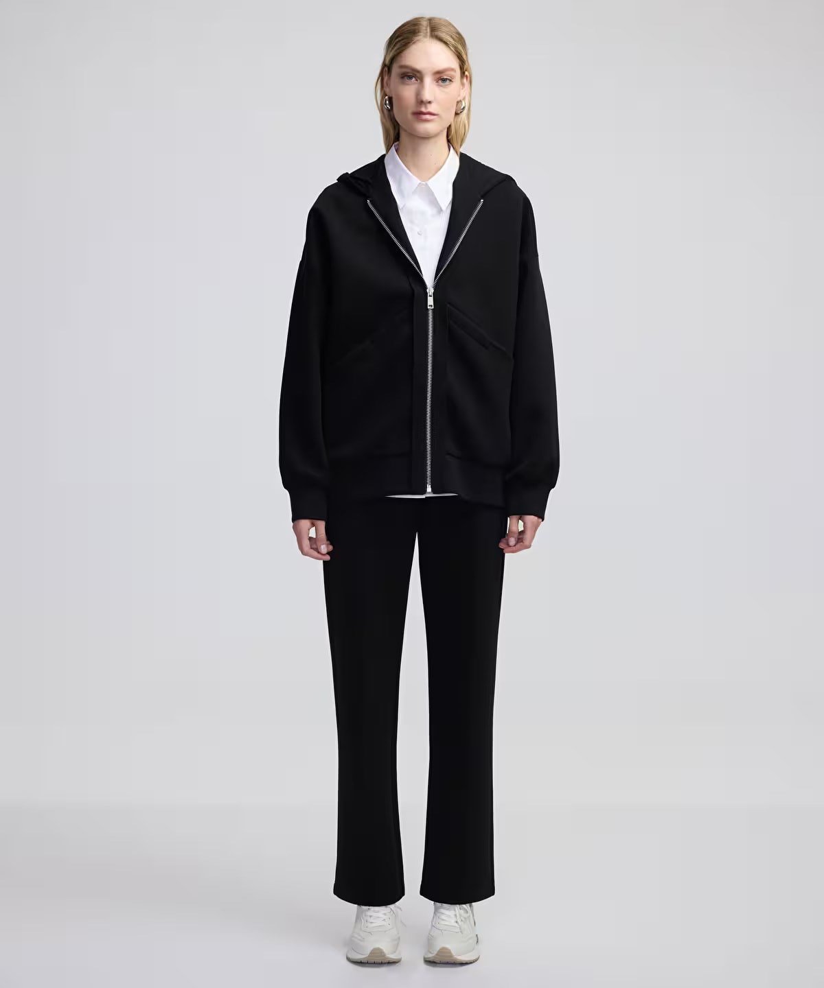 İPEKYOL Kumaş mix scuba sweatshirt
