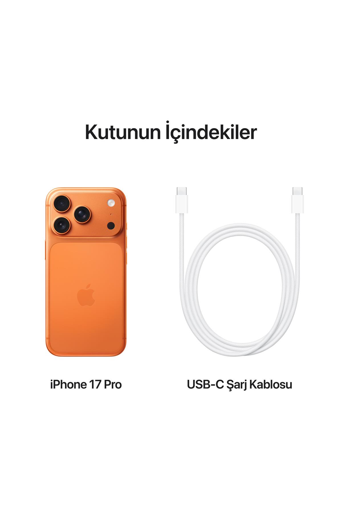 iPhone 17 Pro 1TB Kozmik Turuncu