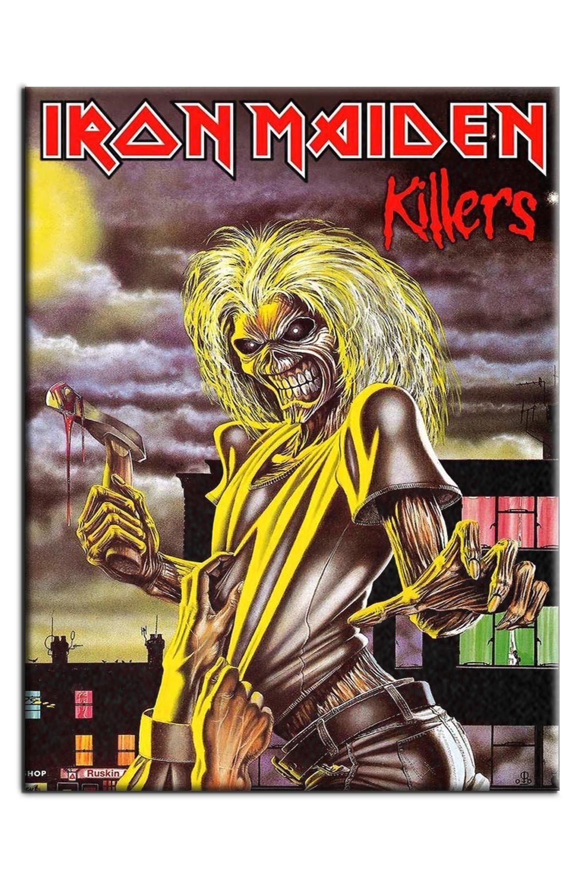 Iron Maiden Killers Albüm Arma Sırt Peç Back Patch Yama