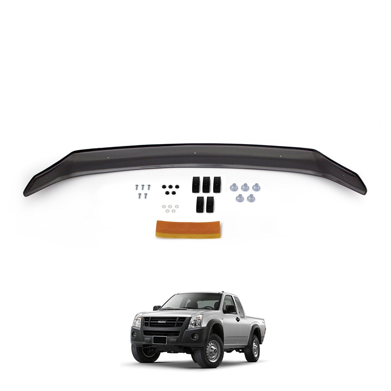 Isuzu D Max Ön Kaput Rüzgarlığı 2006-2012 Yılı ve Arasına Uyumludur