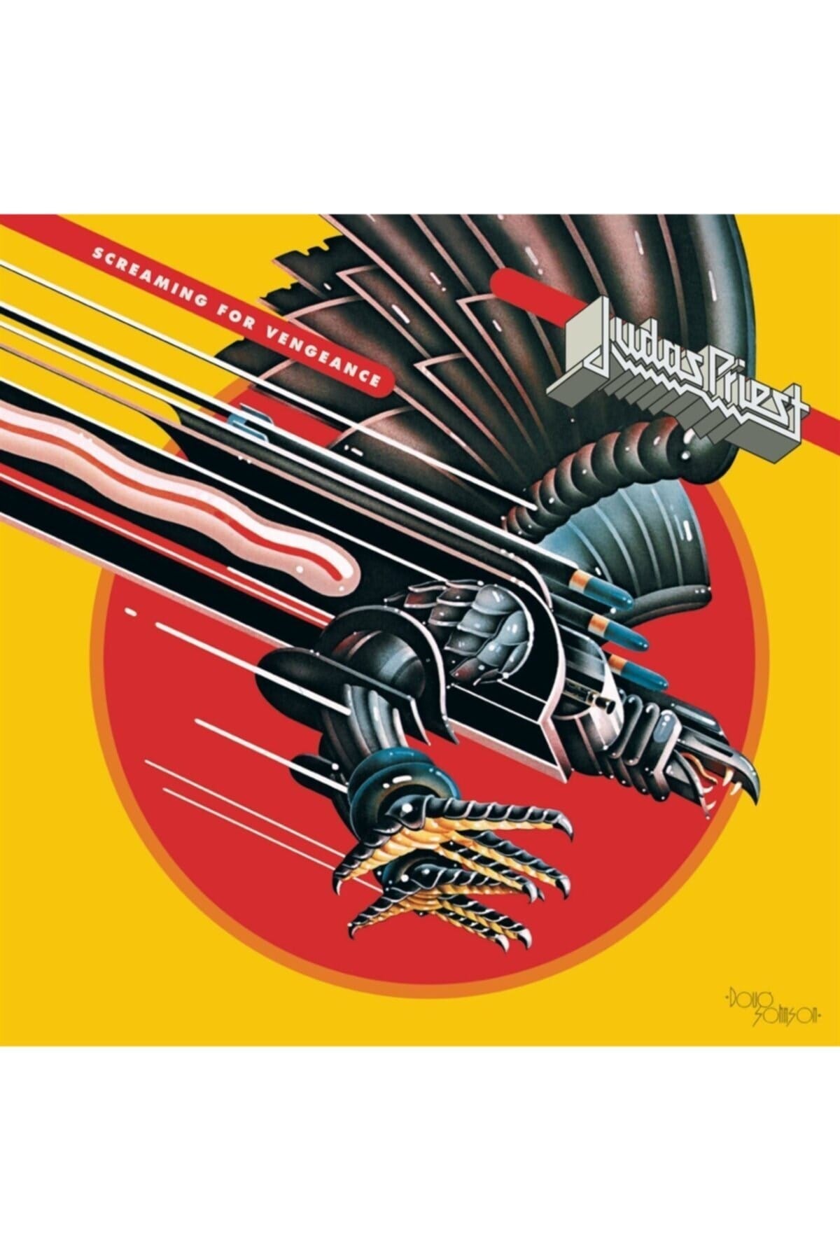 Judas Priest Screaming For Vengeance Albüm Arma Peç Patch Yama