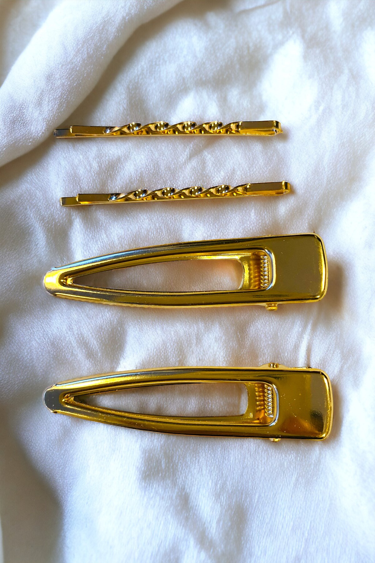 Kadın 6 Cm Gold Renk 2 Adet Firkete 2 Adet Pens Toka Seti