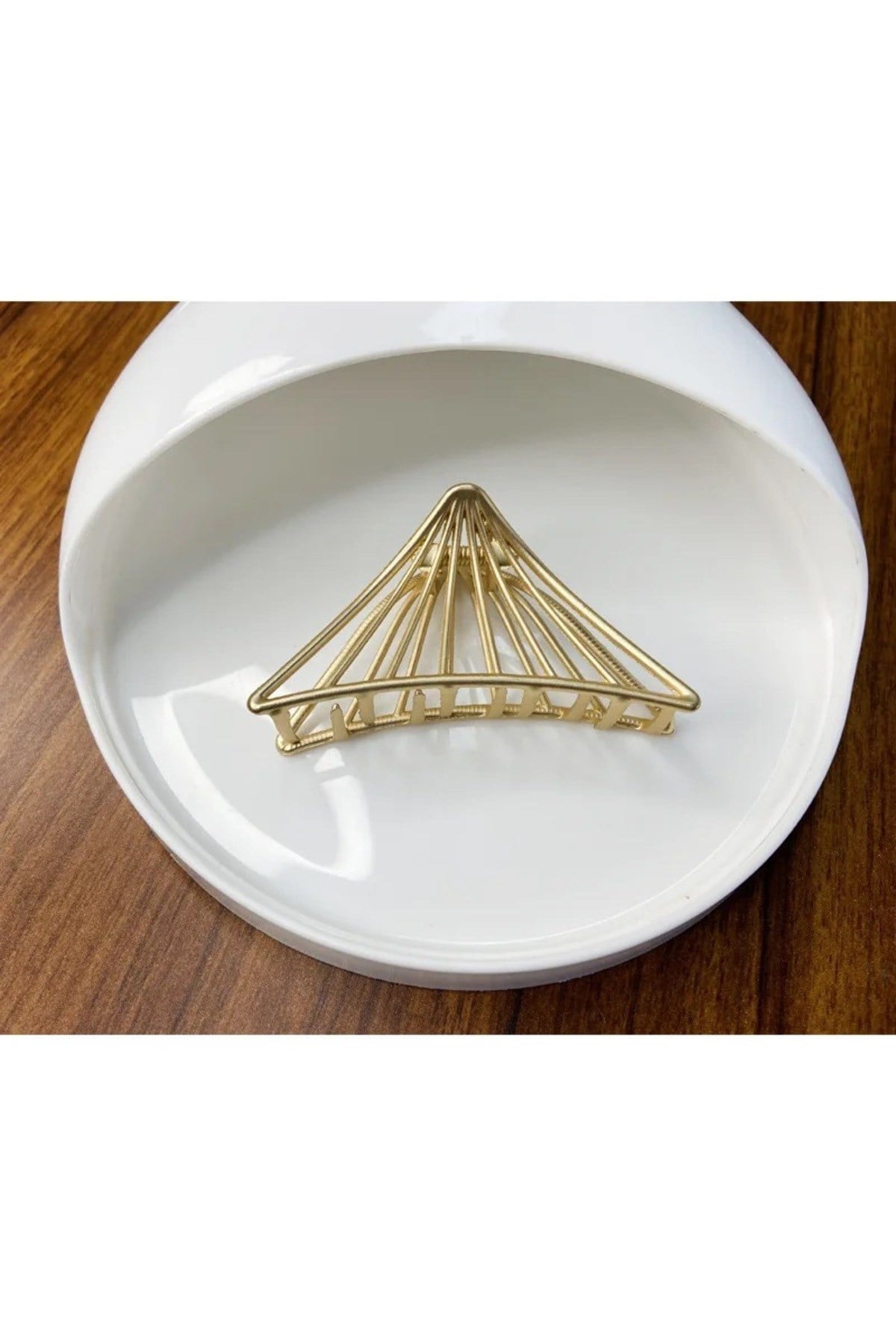 Kadın 7 Cm Kararmaz Gold Metal Toka