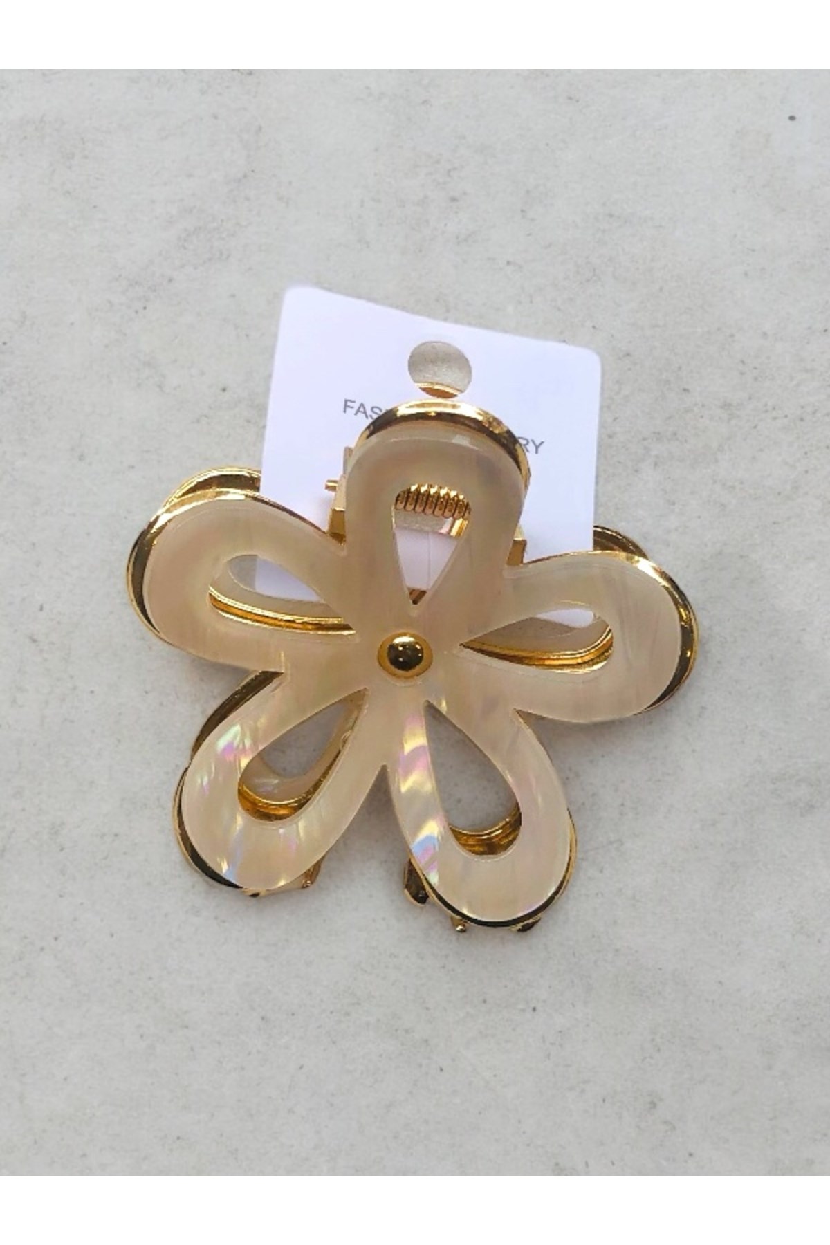Kadın Çiçek Model 7 Cm Kemik Toka