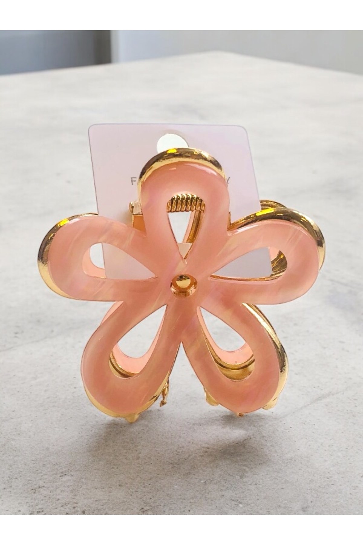 Kadın Çiçek Model 7 Cm Kemik Toka