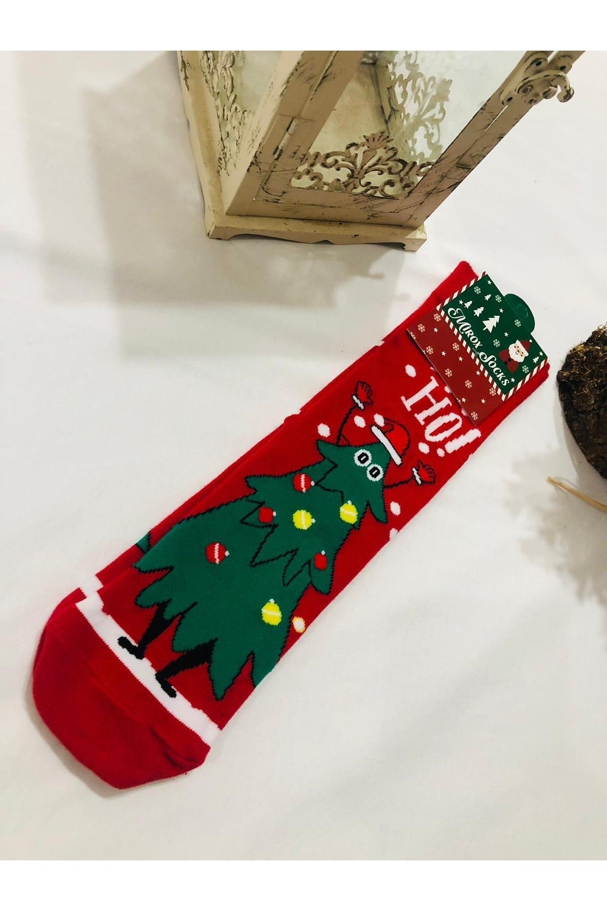 Kadın & Erkek Unisex Yeni Yıl Yılbaşı Soket Çorap