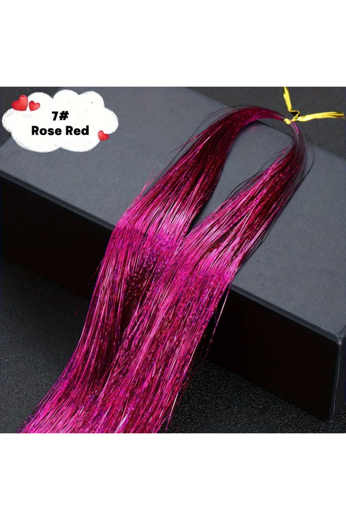 Kadın Hair Tinsel Parlak Simli Saç Süsü