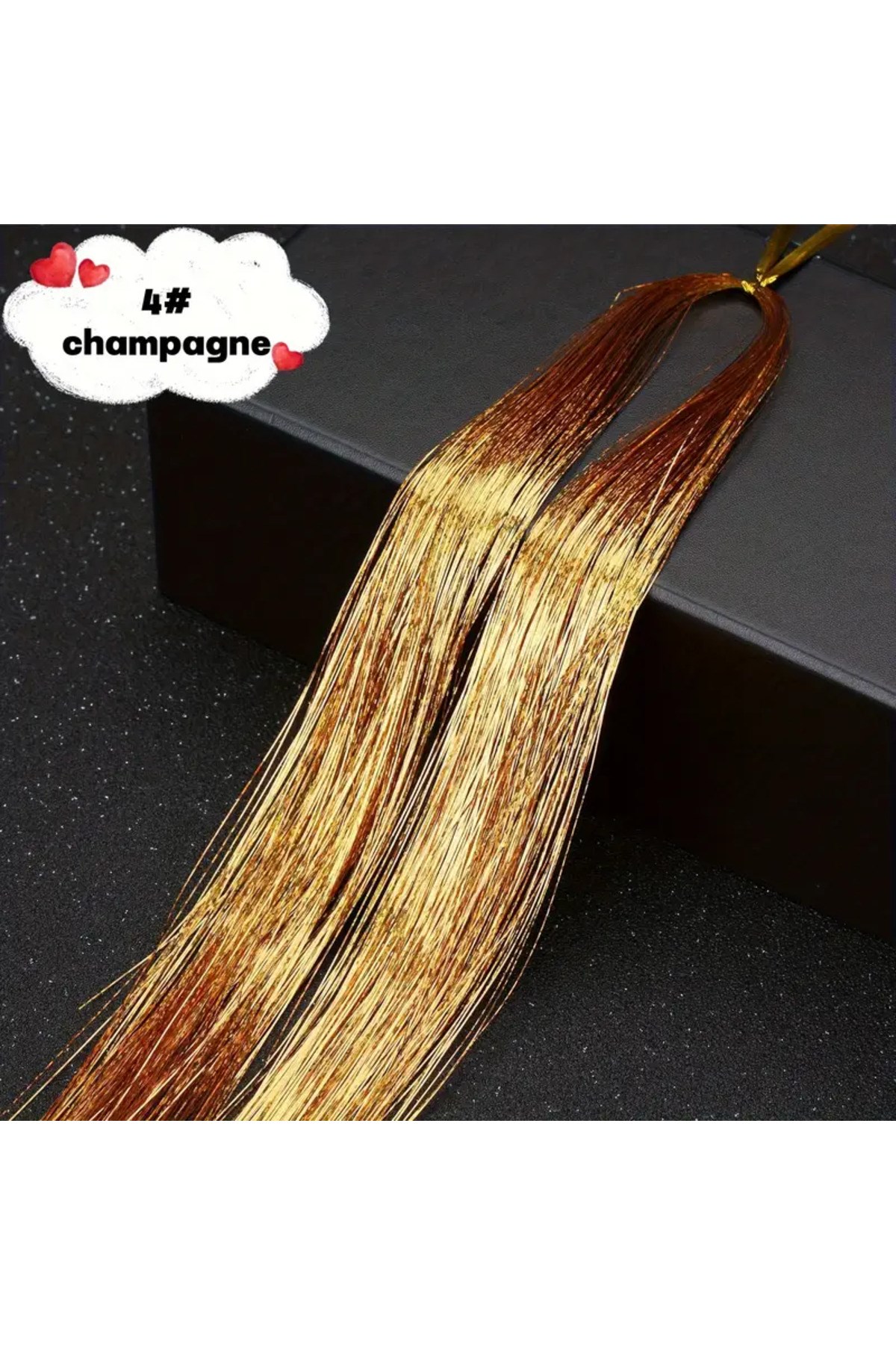 Kadın Hair Tinsel Parlak Simli Saç Süsü