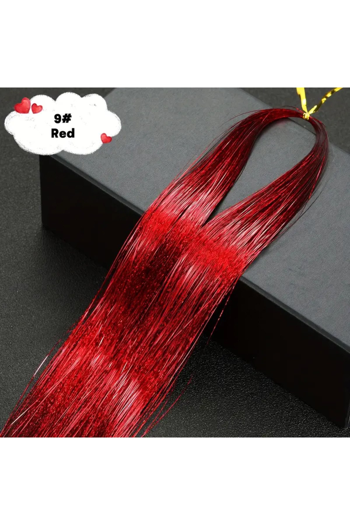 Kadın Hair Tinsel Parlak Simli Saç Süsü