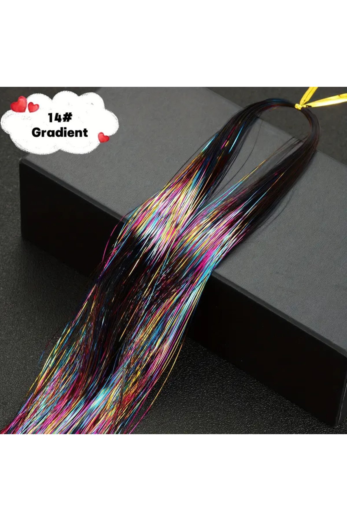 Kadın Hair Tinsel Parlak Simli Saç Süsü