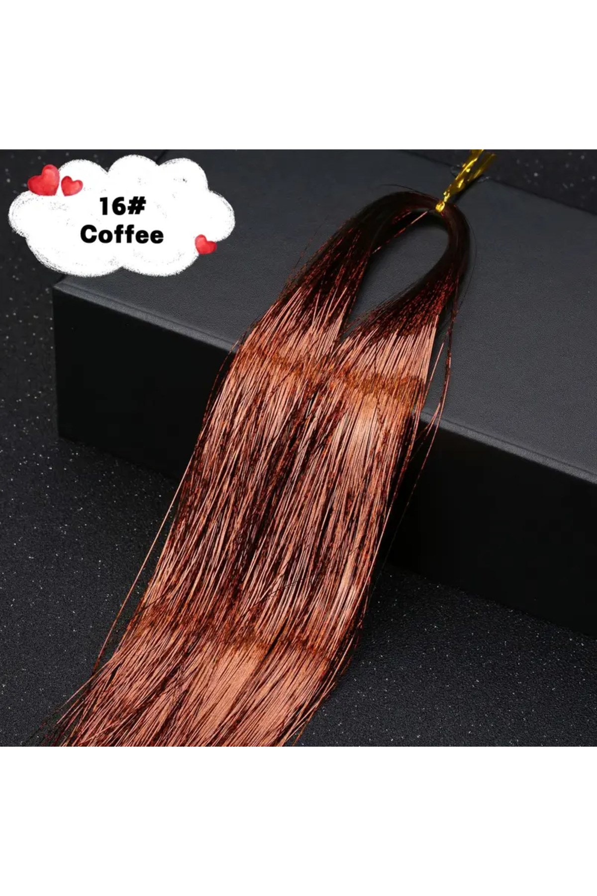 Kadın Hair Tinsel Parlak Simli Saç Süsü