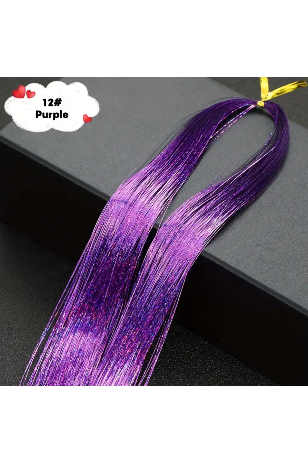 Kadın Hair Tinsel Parlak Simli Saç Süsü