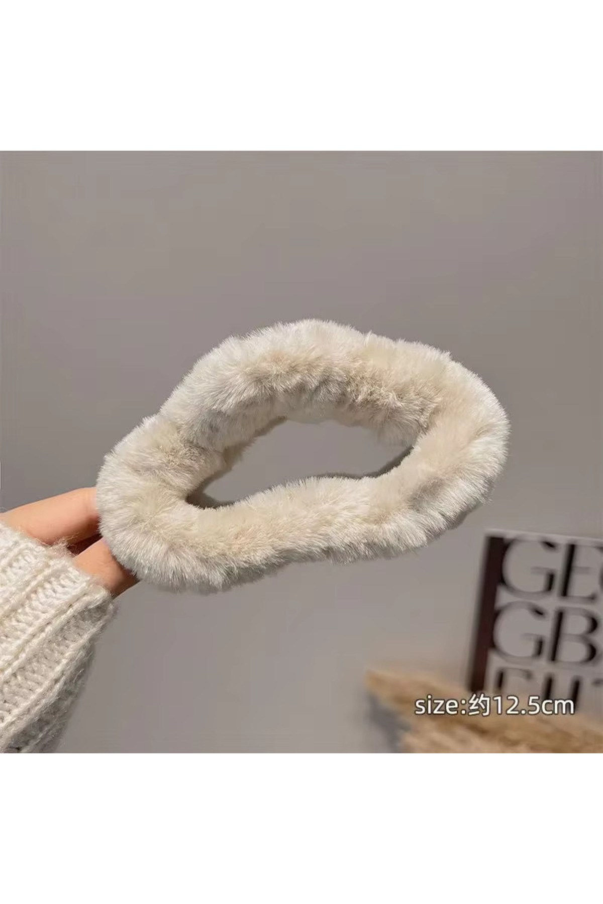 Kadın Peluş Model Büyük Boy Mandal Toka