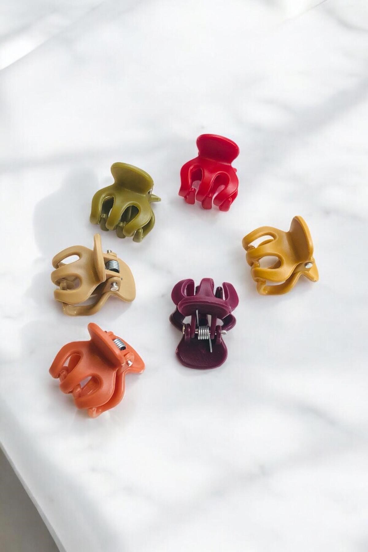 Kadın Ve Çocuk 2 Adet Minik ( 2 Cm ) Mandal Toka