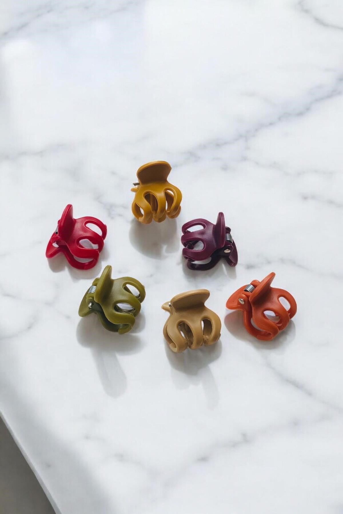 Kadın Ve Çocuk 2 Adet Minik ( 2 Cm ) Mandal Toka