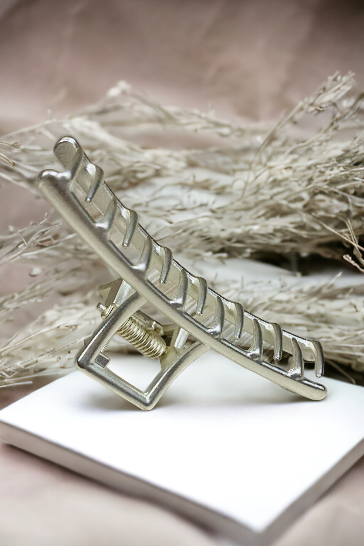 Kadın Yüksek Kalite Kararmaz 7.5 Cm Metal Toka