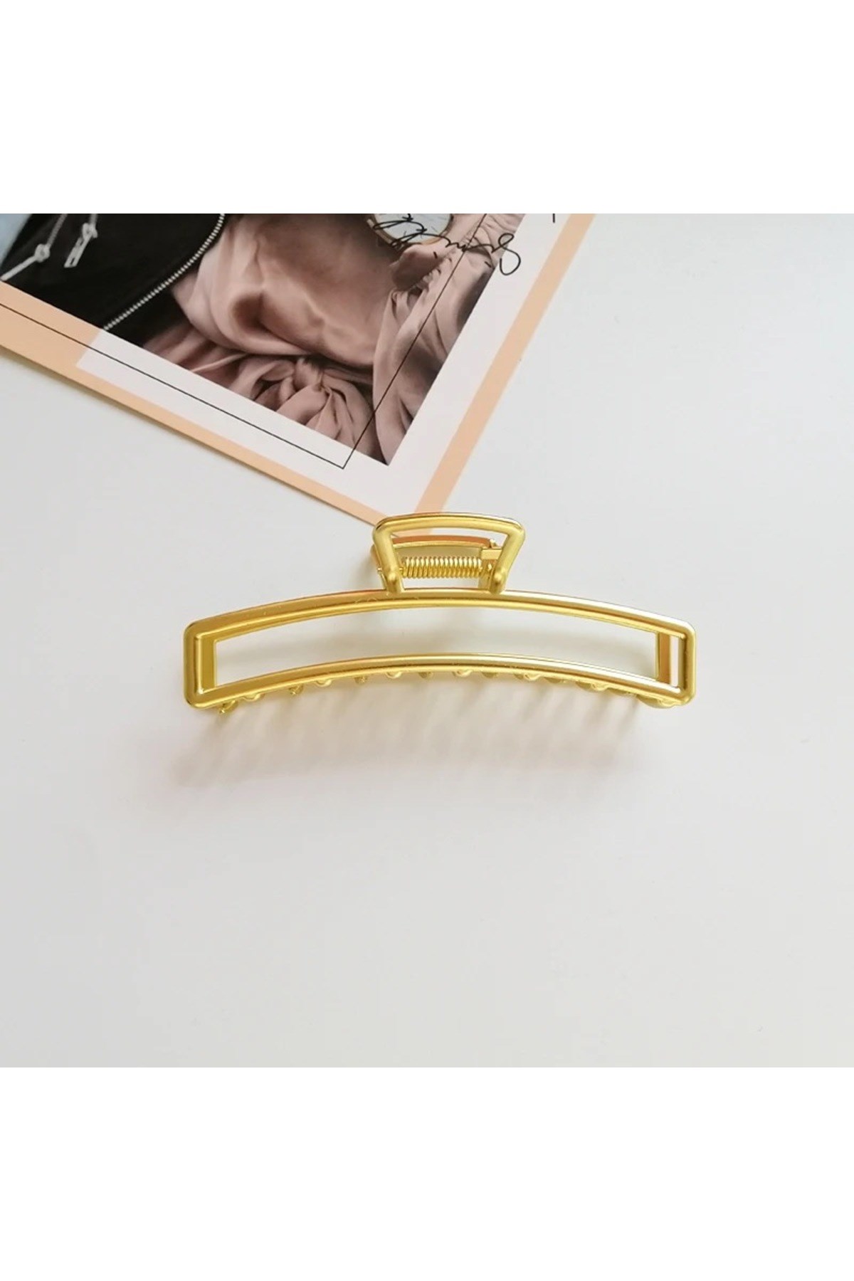 Kadın Yüksek Kalite Kararmaz 7.5 Cm Metal Toka