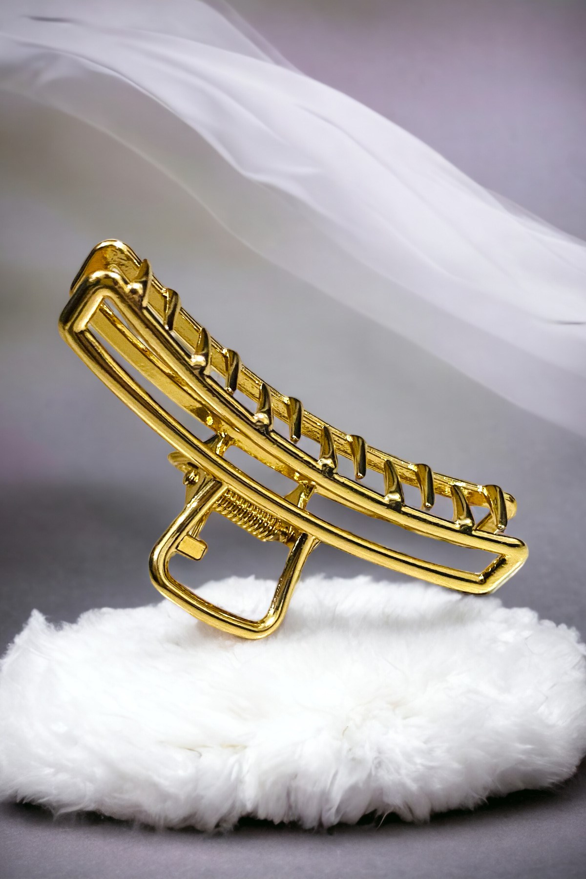 Kadın Yüksek Kalite Kararmaz 7.5 Cm Metal Toka