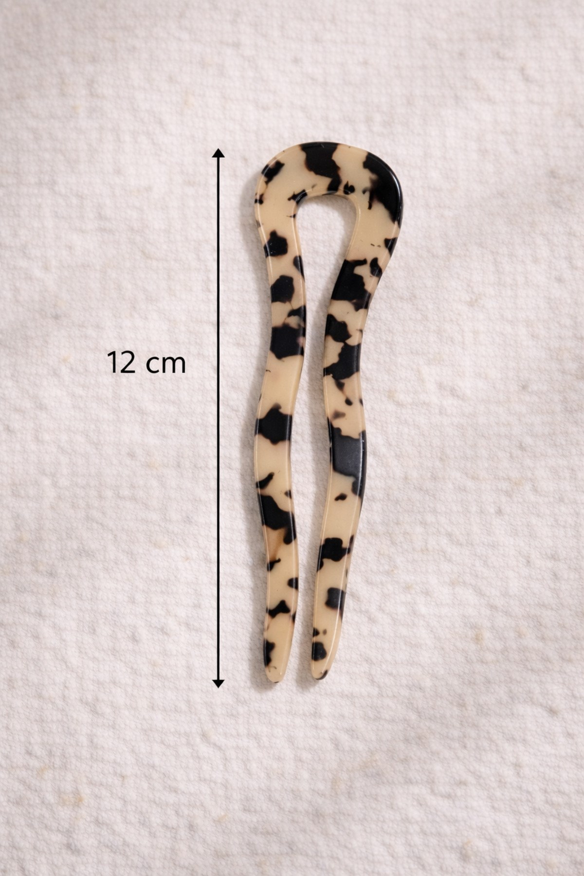 Kemik Topuz Tokası 12 Cm Fransız Model Saç Çubuğu Güçlü Tutuş Kadın Saç Aksesuarı Şık Minimal