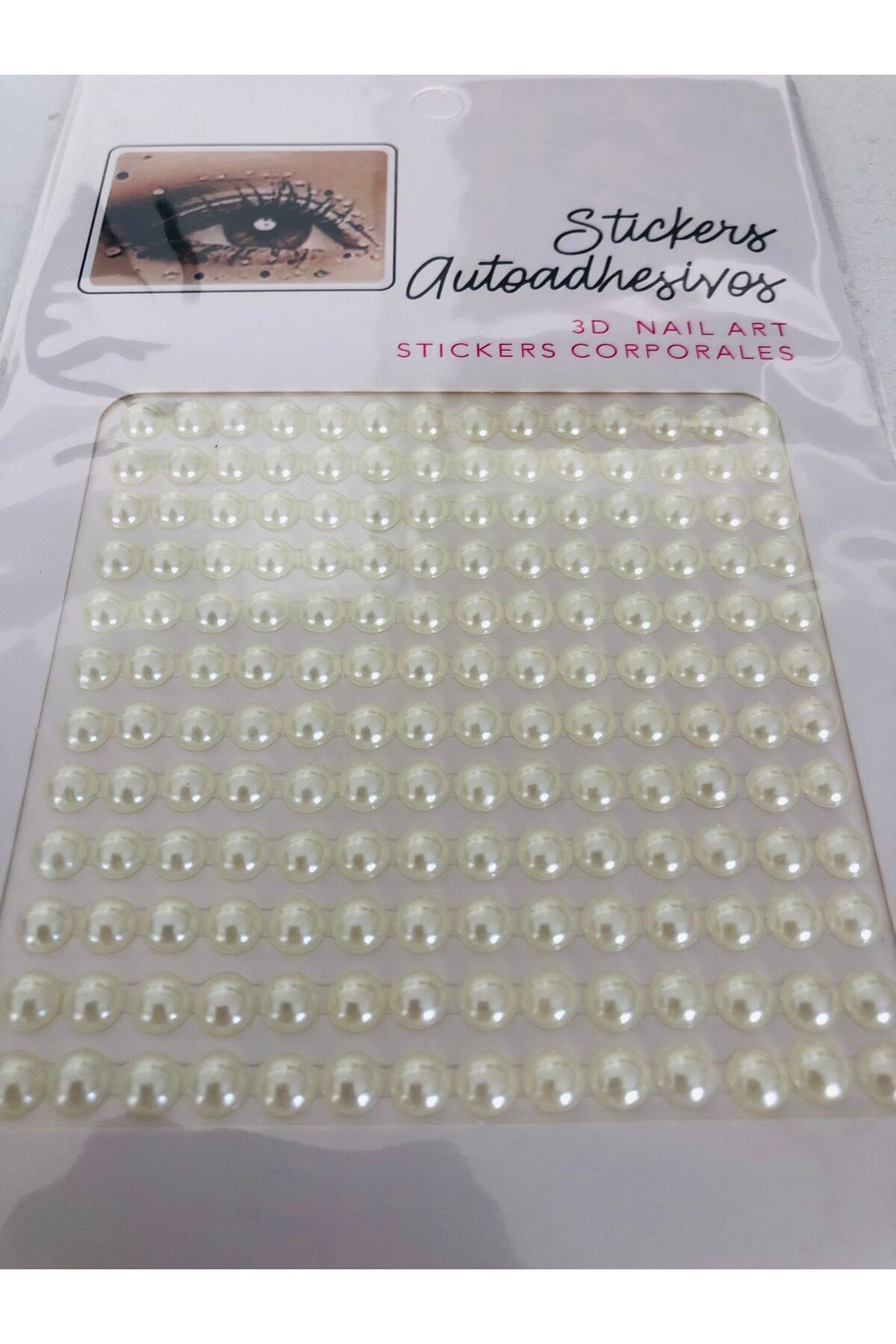 Kendinden Yapışkanlı Taş Sticker – 3D Nail Art & Yüz Taşı | 165’li Farklı Boylarda Set