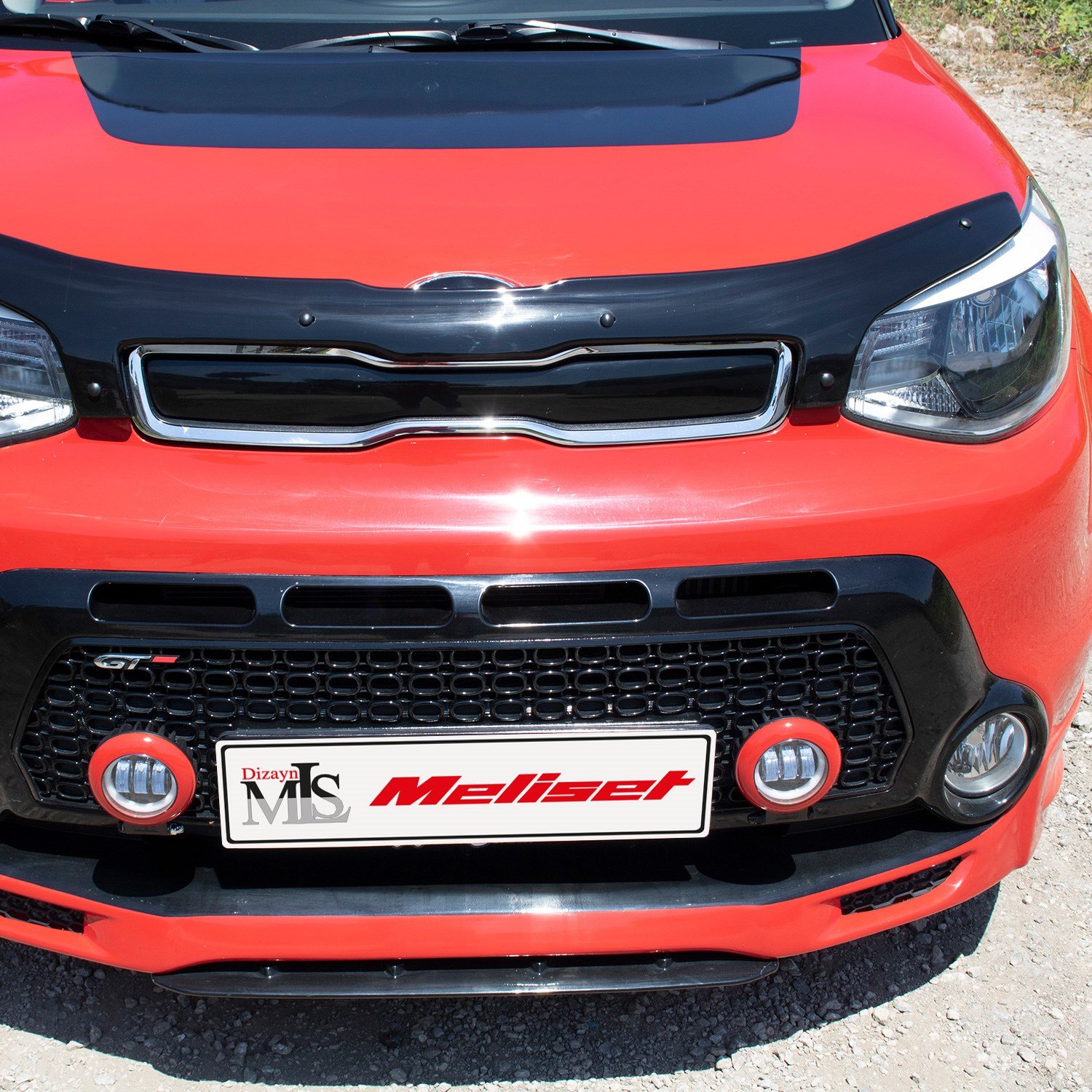 Kia Soul Ön Kaput Rüzgarlığı 2015-2020 Yılı ve Arasına Uyumludur