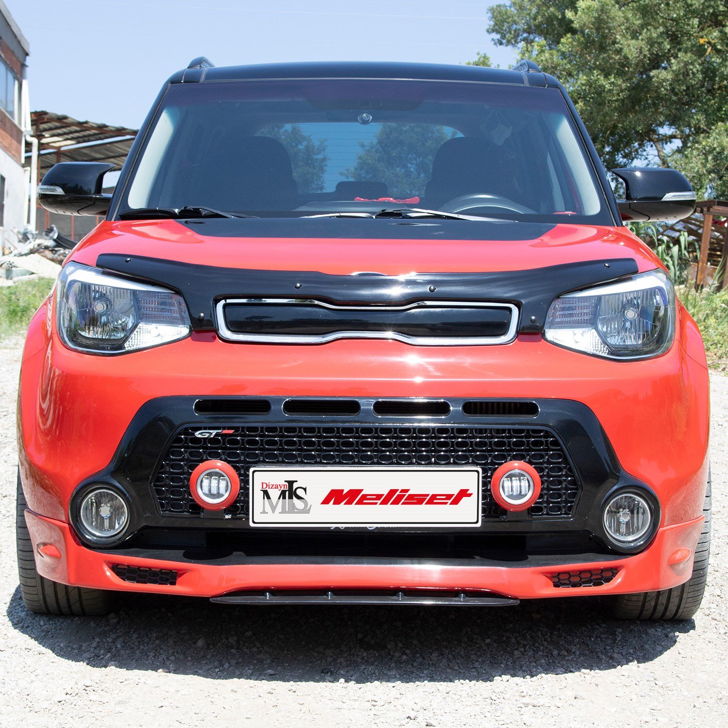 Kia Soul Ön Kaput Rüzgarlığı 2015-2020 Yılı ve Arasına Uyumludur