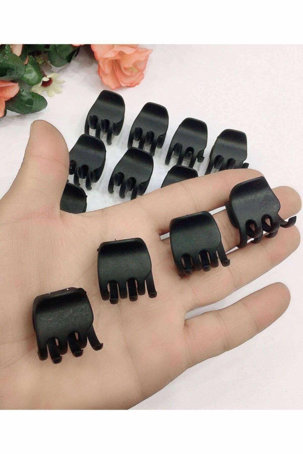 Kırılmaz Mat Renk Orta Boy Mandal Toka 2 Adet (3X3CM)