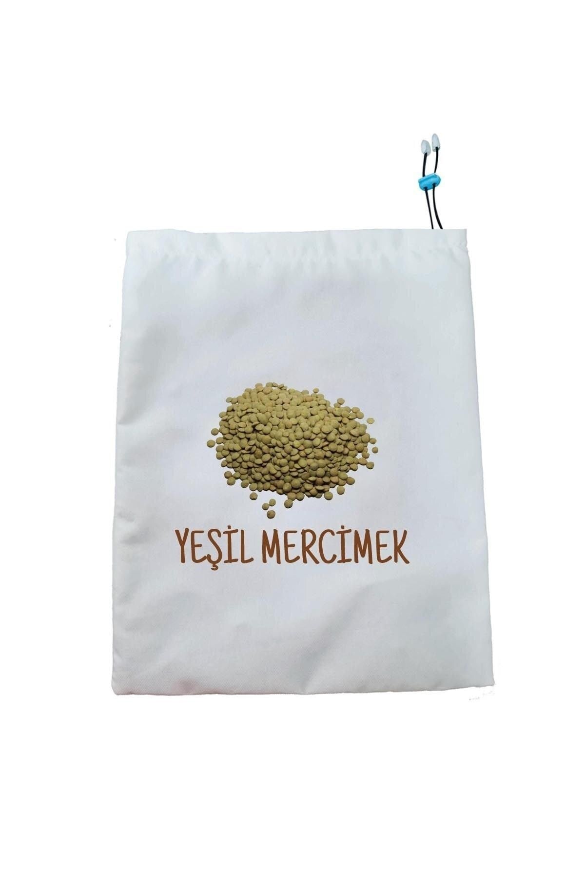 Kuru Bakliyat Saklama Torbası Yeşil Mercimek