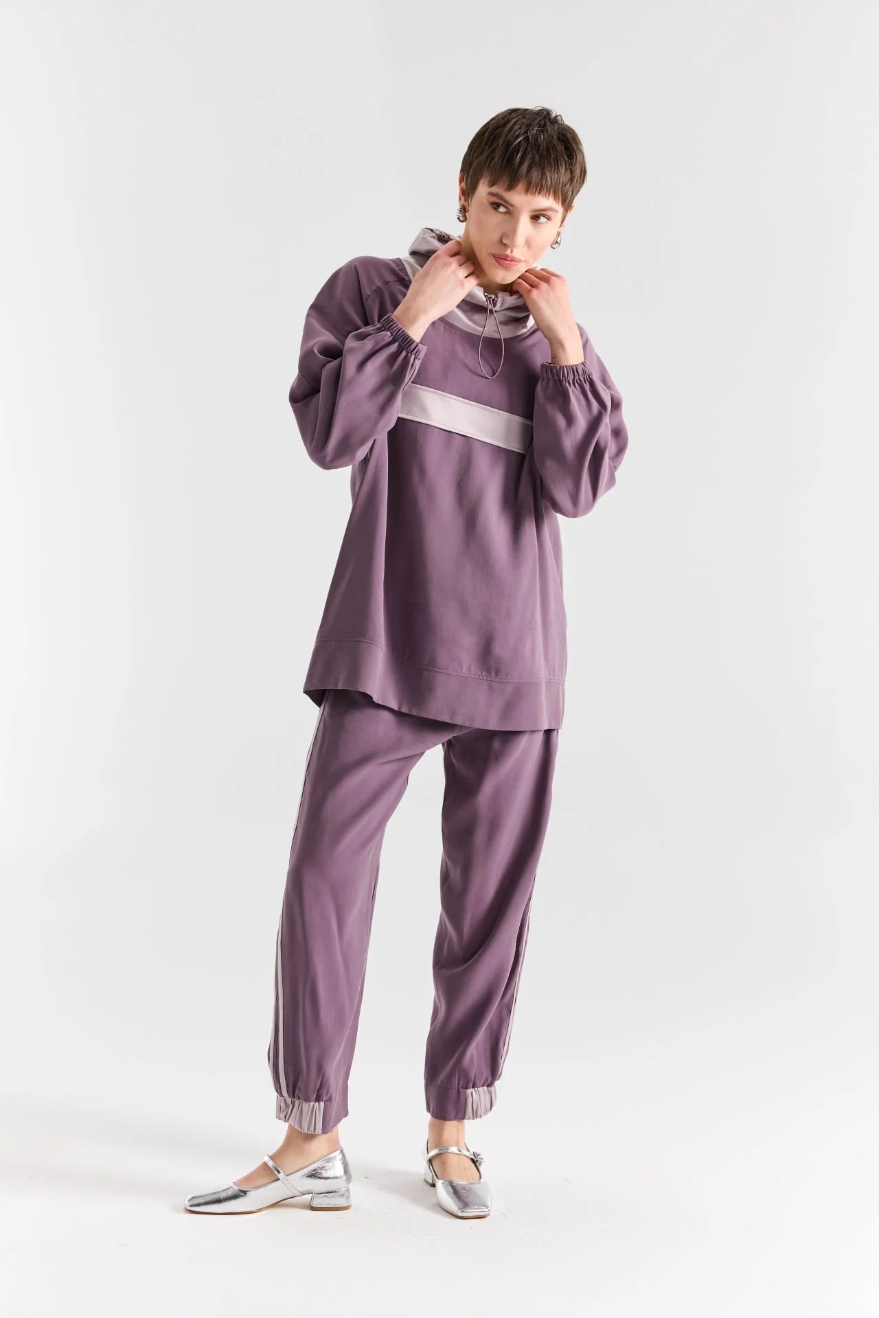 LİSA EXCLUSİVE Uzun Boyunlu Sweat - Pantolon Takım
