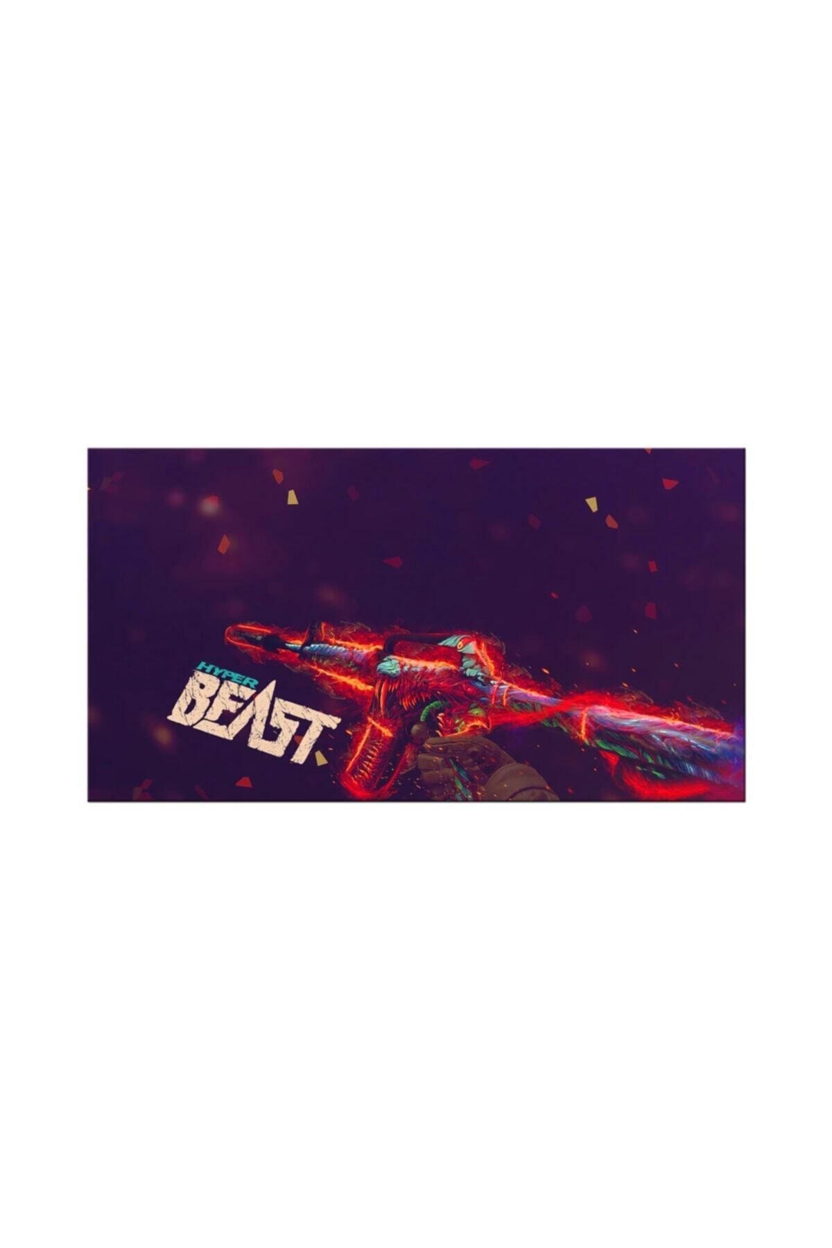 M4a1 Hyper Beast Xl 70x40 Cm 3mm Oyuncu Gaming Mouse Pad
