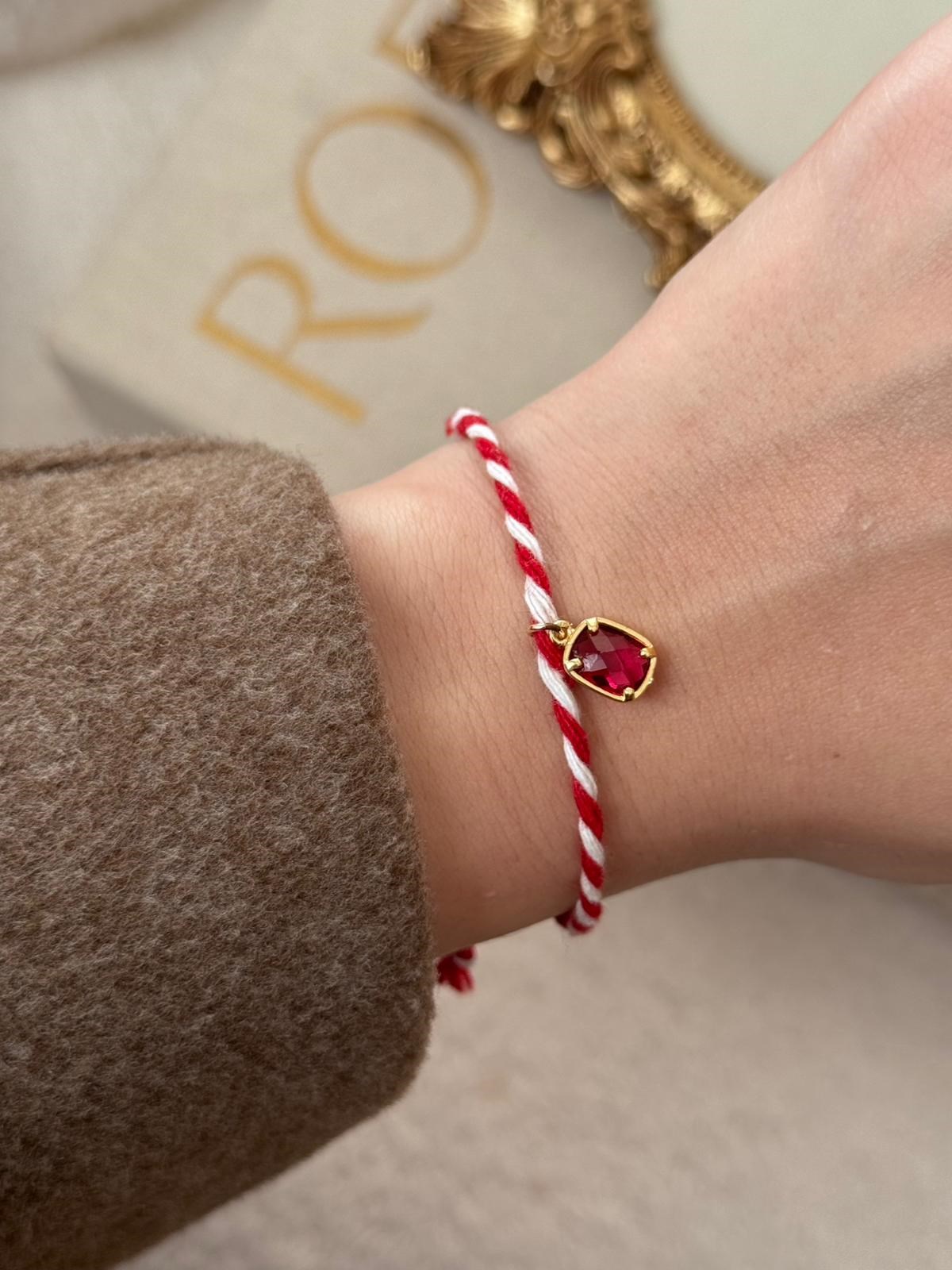 Marteniçka Bileklik  Sallantılı Boncuk Charm