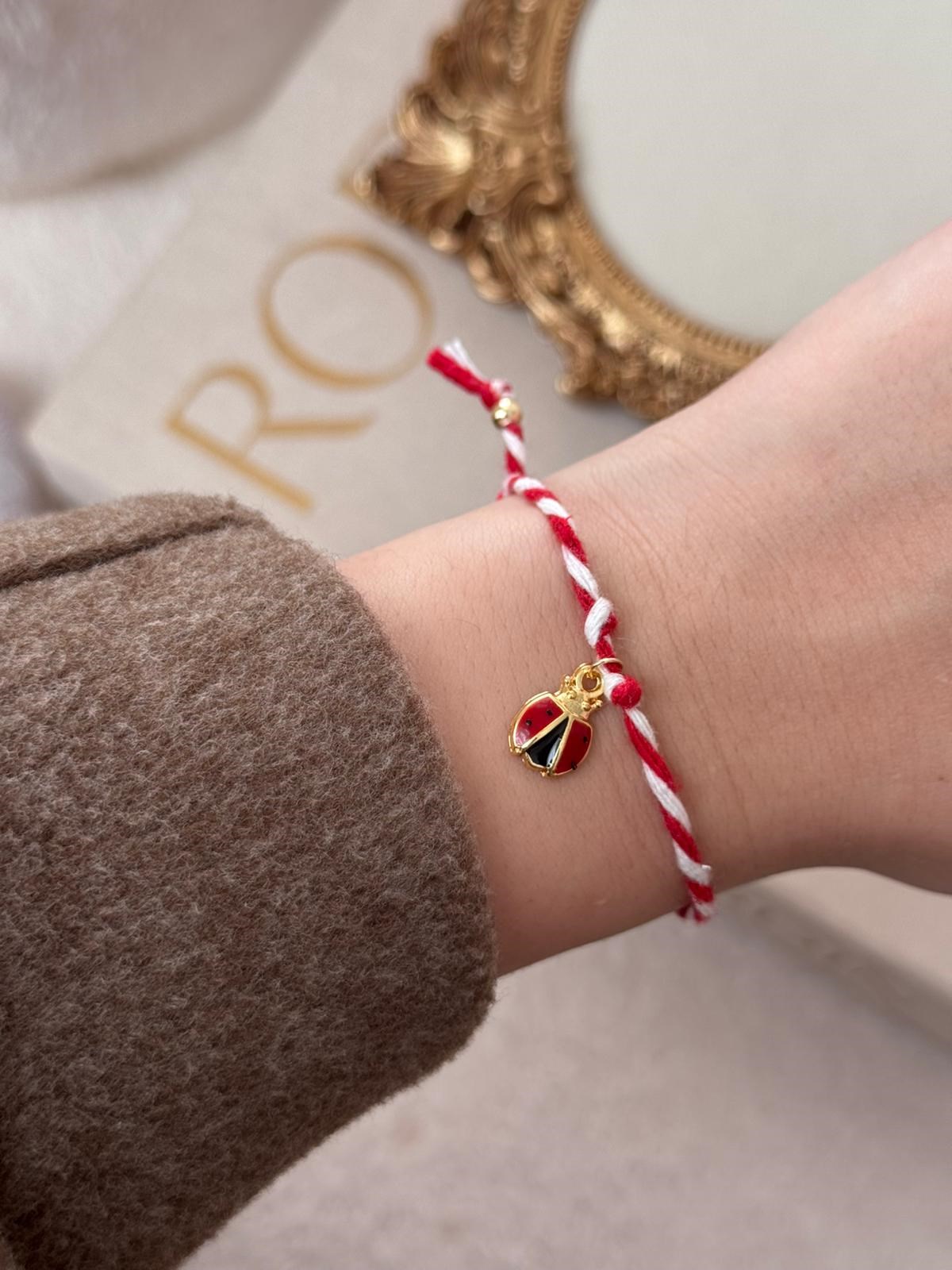 Marteniçka Bileklik Uğur Böceği Charm