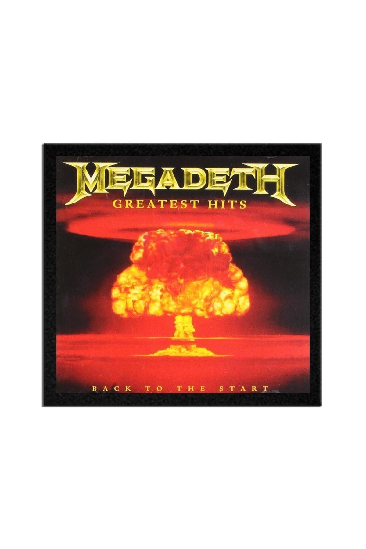 Megadeth Greatest Hits Albüm Arma Peç Patch Yama