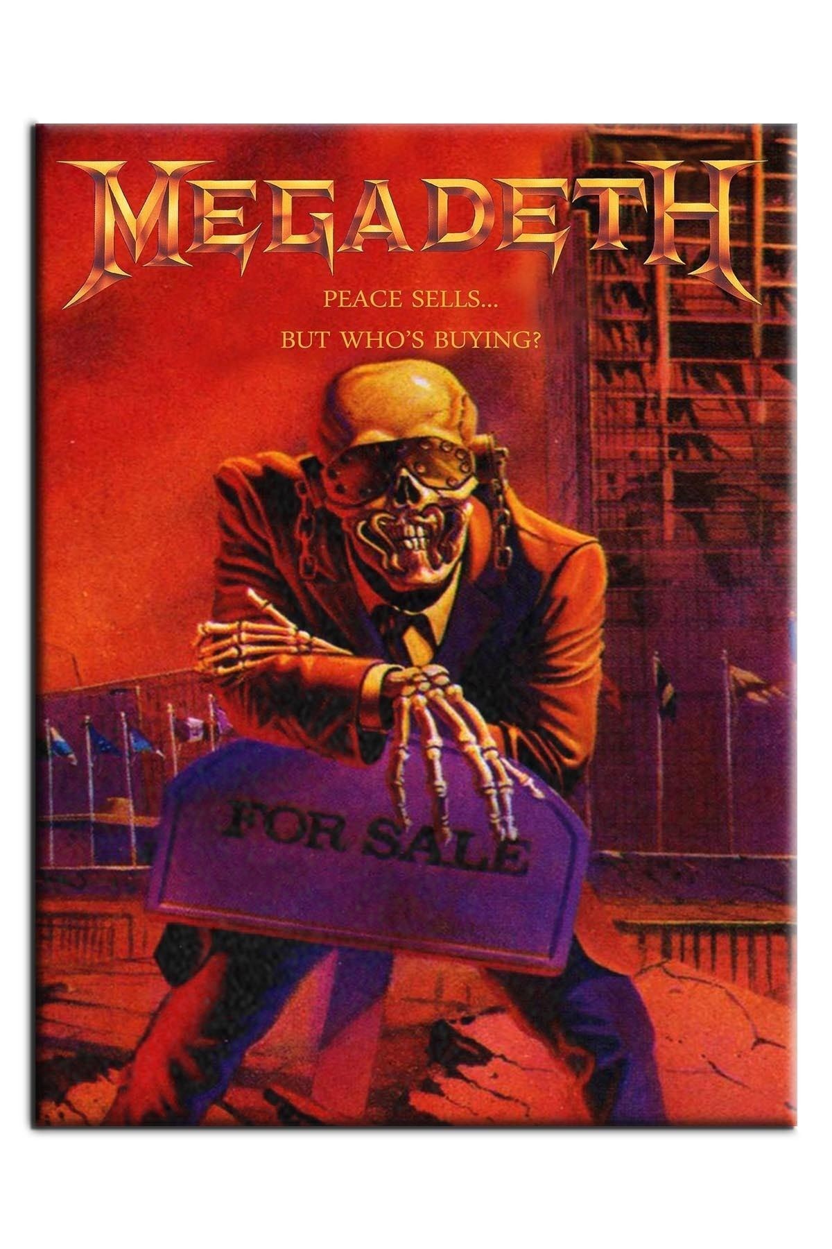 Megadeth Peace Sells Albüm Arma Sırt Peç Back Patch Yama