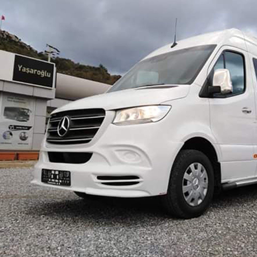 Mercedes Sprinter W907 Sizsiz Araçlara Ön Tampon Geçme 2019 Yılı ve Sonrasına Uyumludur