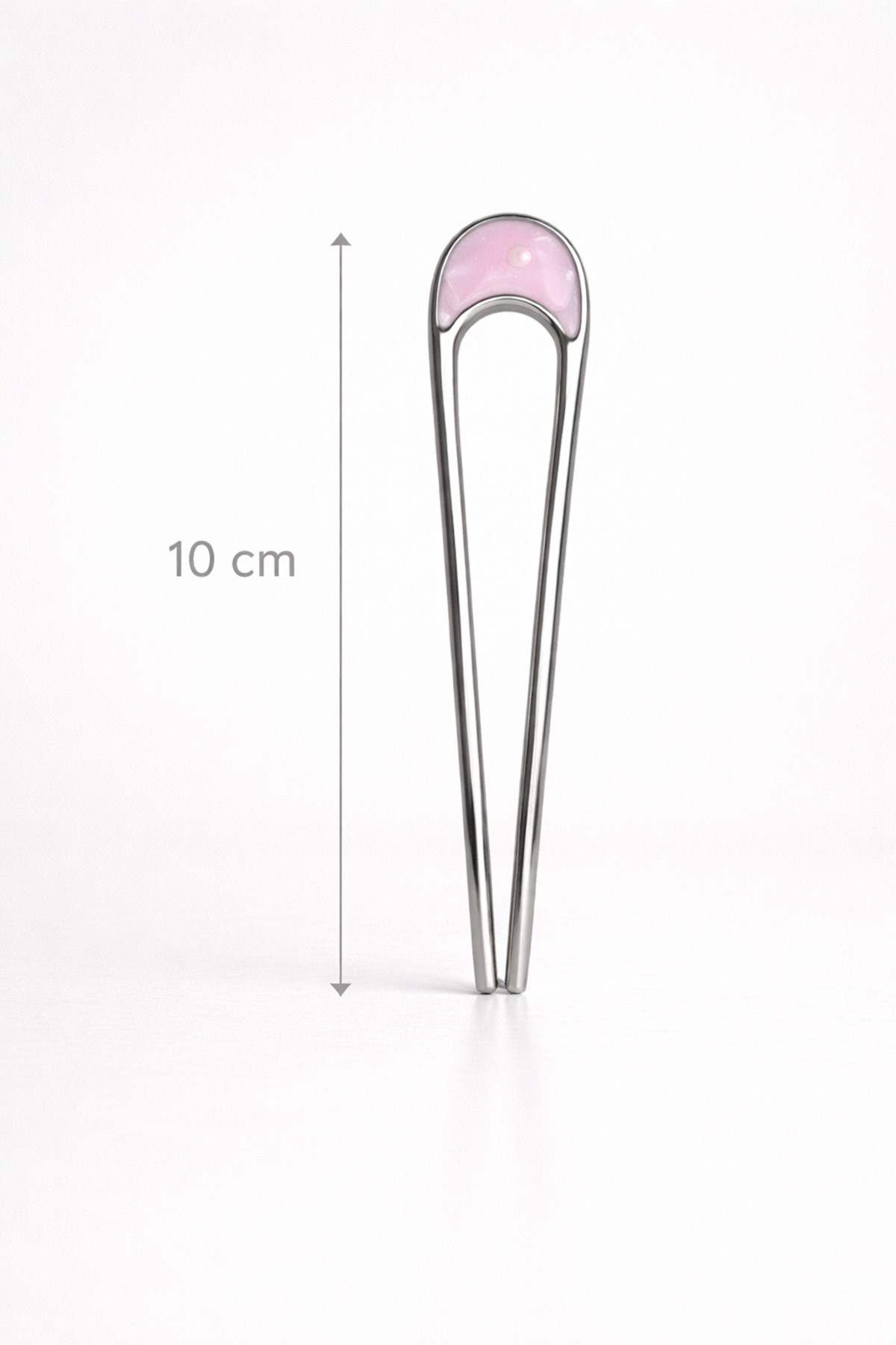 Metal Topuz Tokası 10 Cm Fransız Model Saç Çubuğu Kemik Detaylı Güçlü Tutuş Şık Kadın Saç Aksesuarı