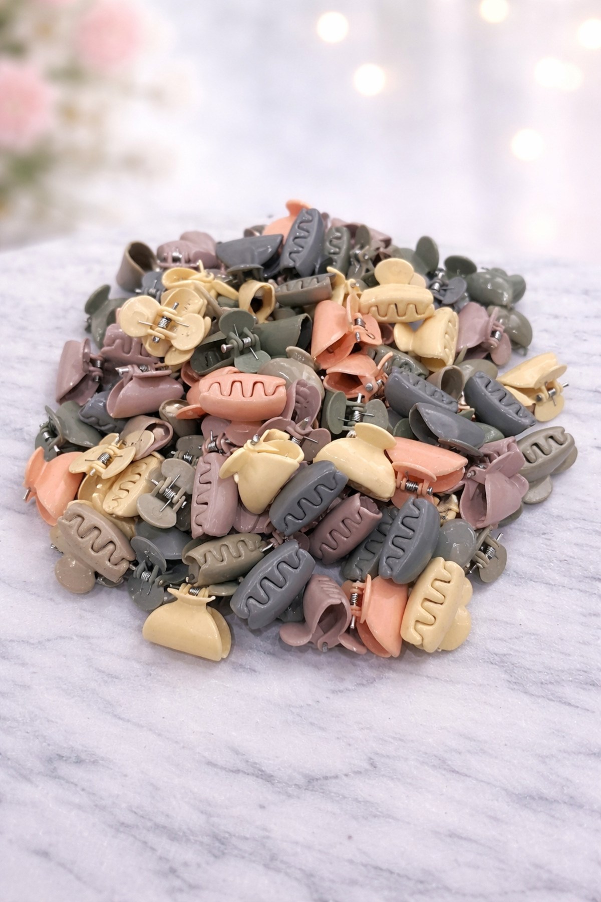Mini Mandal Toka 2.5 Cm Küçük Boy Saç Tokası 1 Adet