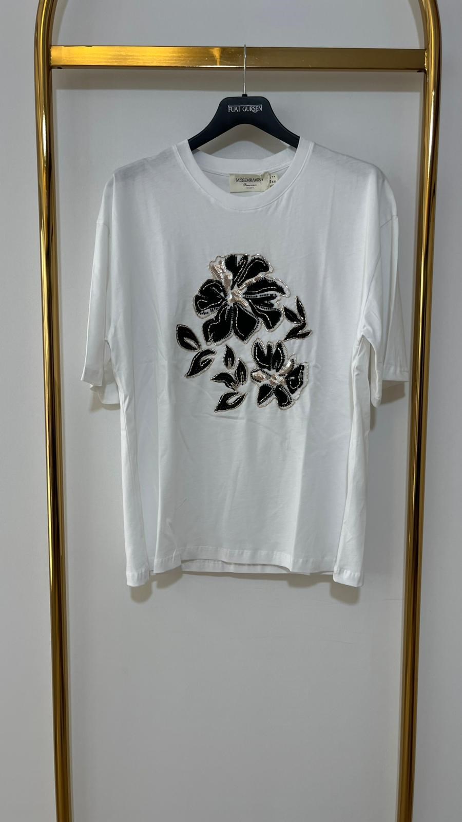 MISSEMRAMISS FLORAL NAKIŞLI TSHIRT