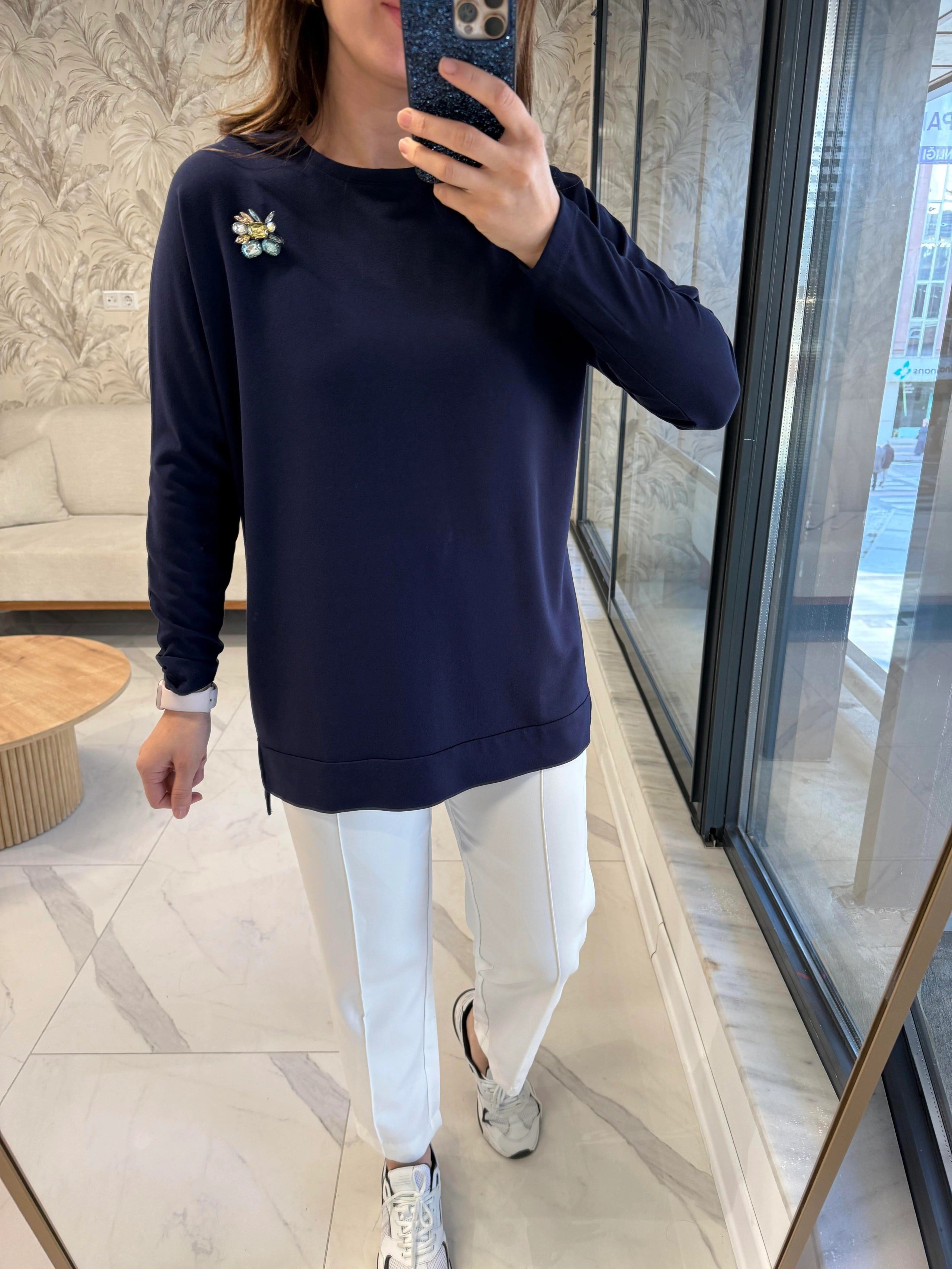 MİSSEMRAMİSS İPEK PAMUK BLUZ