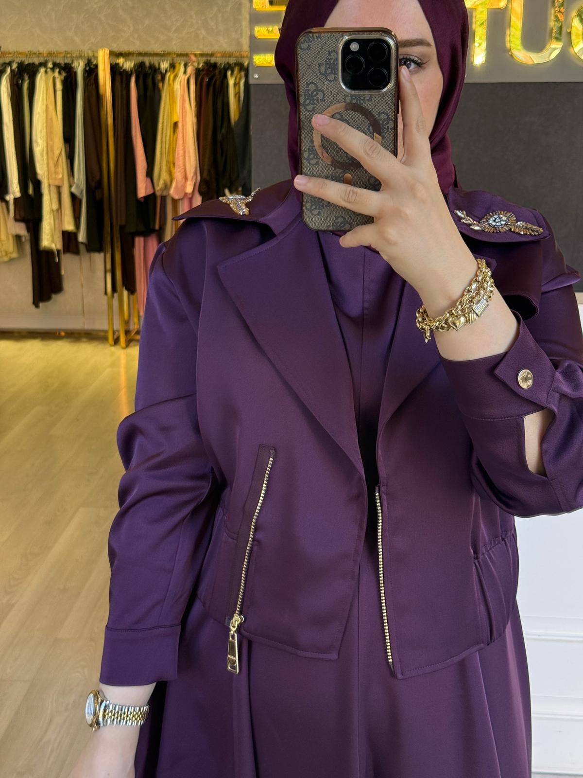 MISSEMRAMISS LAYER İÇ ELBİSE CEKET TAKIM